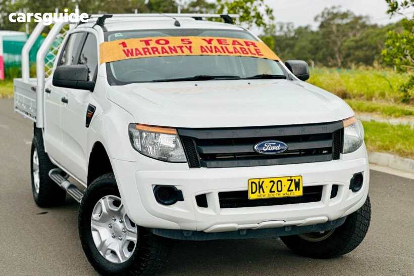 White 2012 Ford Ranger Dual Cab Utility XL 3.2 (4X4)
