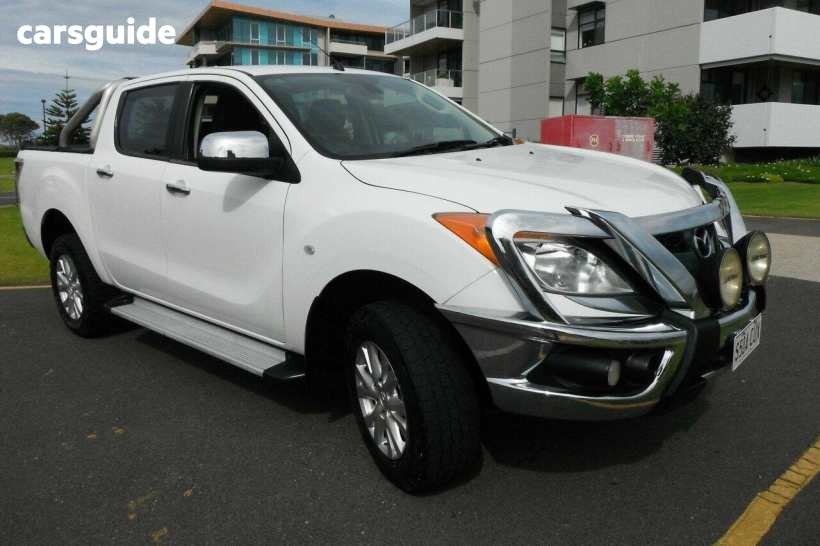White 2015 Mazda BT-50 Dual Cab Utility GT (4X4)