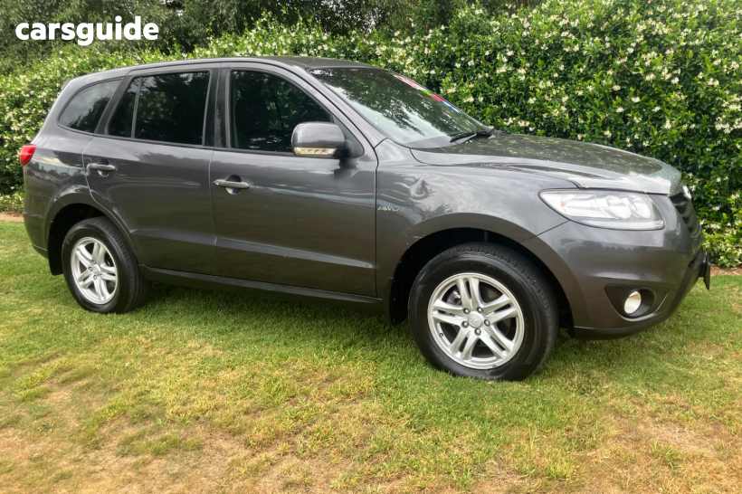 Grey 2010 Hyundai Santa FE Wagon SLX Crdi (4X4)