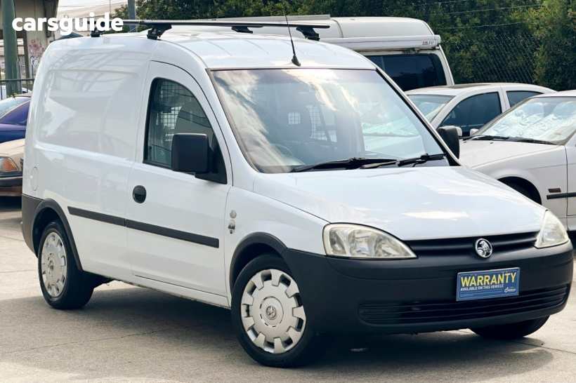 White 2008 Holden Combo Van