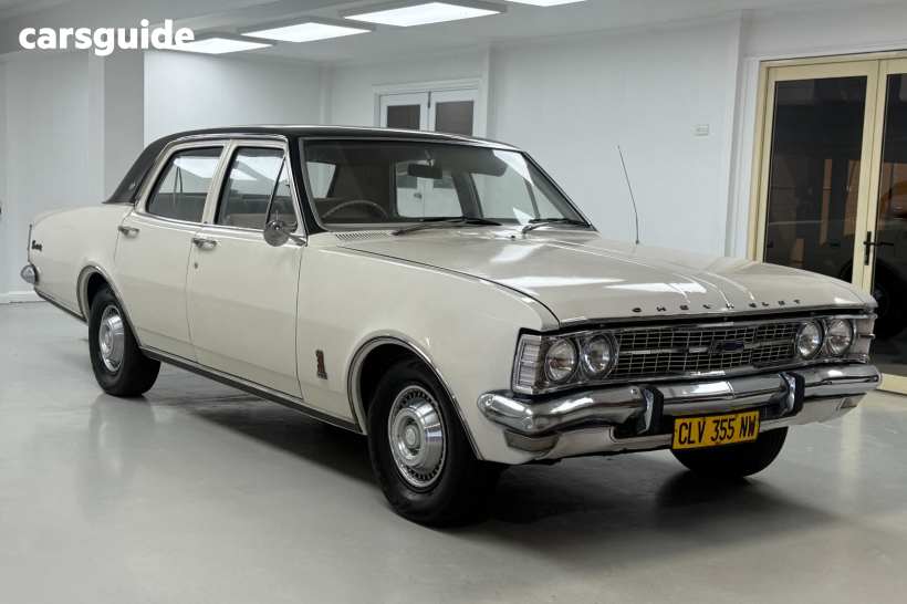 Cream 1969 Holden HT Sedan Brougham