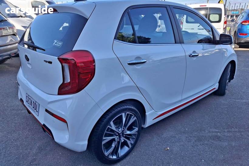White 2021 Kia Picanto Hatchback GT-Line (pe)