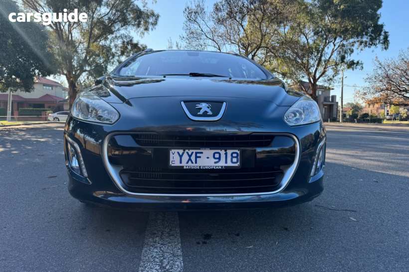 Blue 2012 Peugeot 308 Wagon Active Touring Turbo