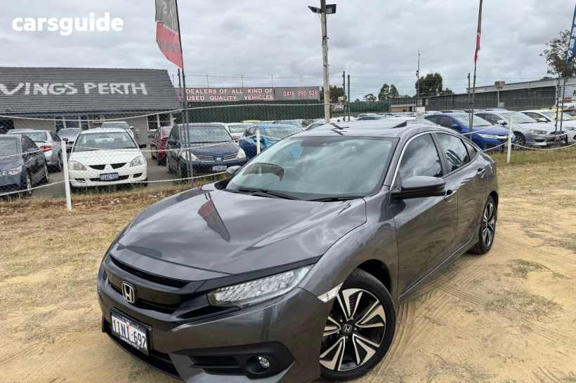 Grey 2016 Honda Civic Sedan Vti-Lx