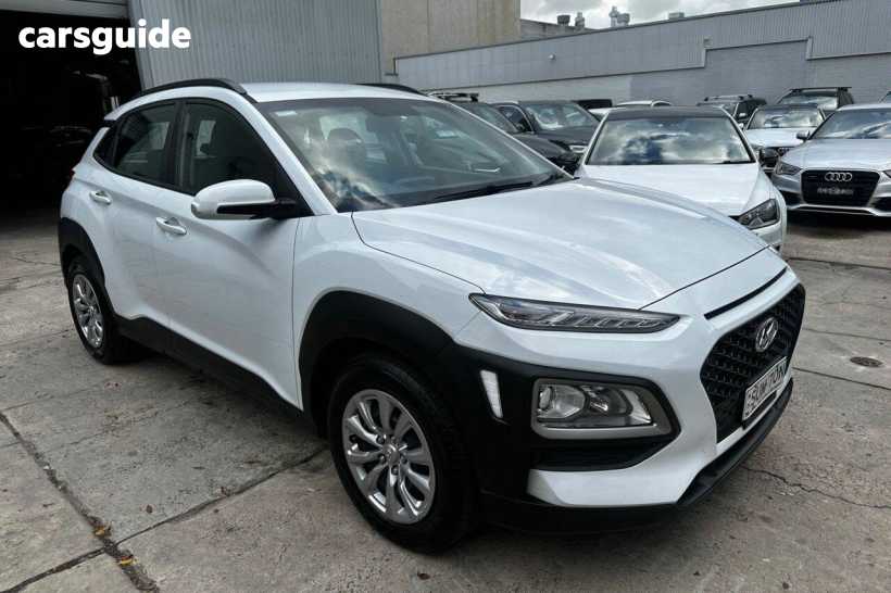 White 2018 Hyundai Kona Wagon GO (fwd)