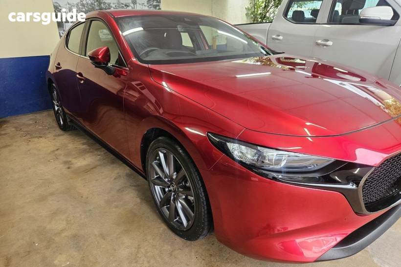 Red 2020 Mazda 3 Hatchback G20 Evolve
