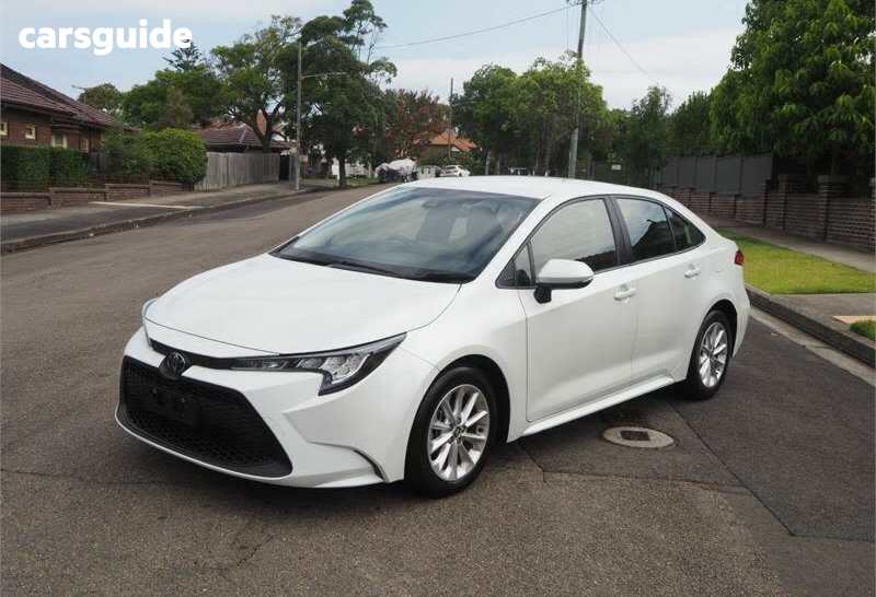 White 2021 Toyota Corolla Sedan Ascent Sport