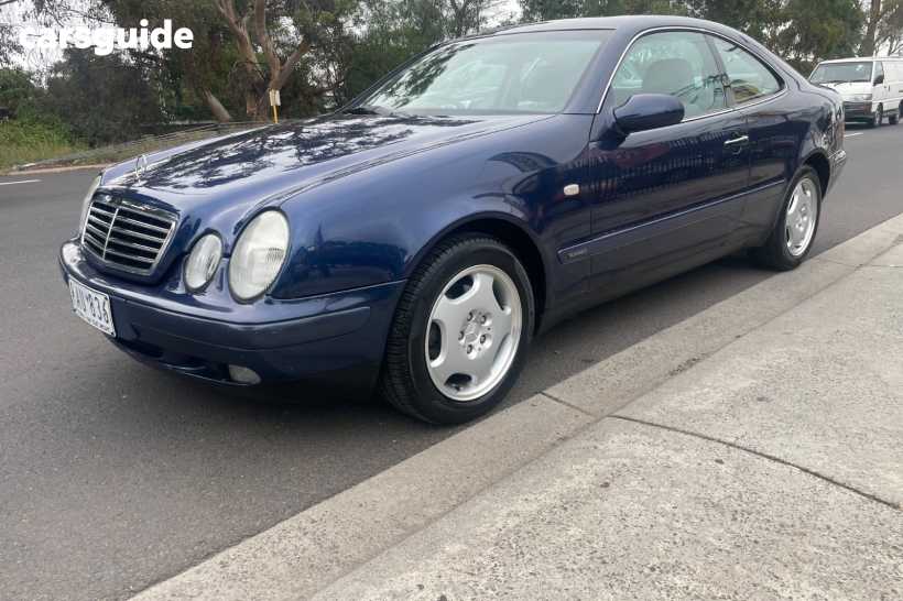 Blue 1998 Mercedes-Benz CLK230 Coupe Kompressor Sport