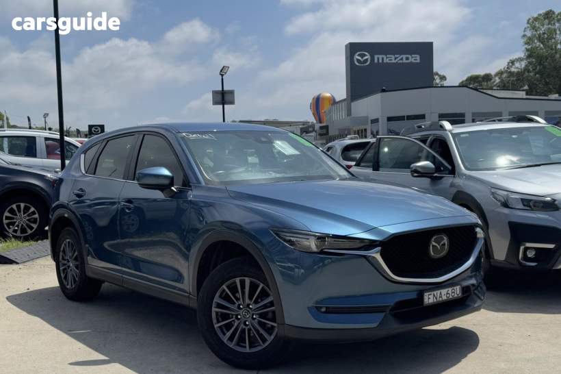 Blue 2021 Mazda CX-5 Wagon Maxx Sport (fwd)