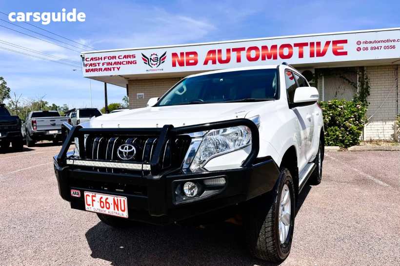 White 2017 Toyota Landcruiser Prado Wagon Gxl (4X4)