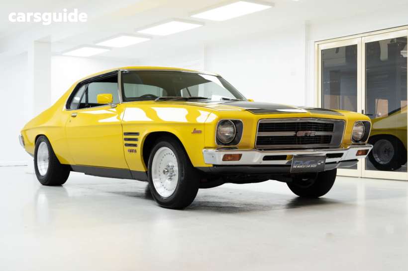 Yellow 1972 Holden Monaro Coupe GTS