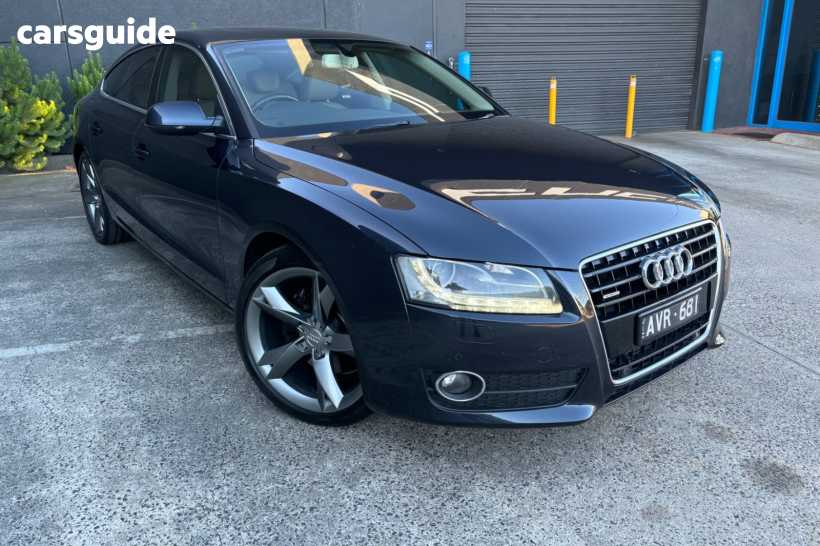 Blue 2012 Audi A5 Hatchback Sportback 3.0 TDI Quattro