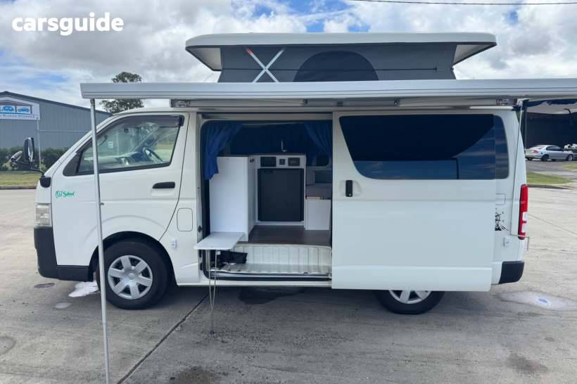 White 2019 Toyota HiAce Commercial LWB