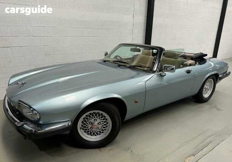Blue 1991 Jaguar XJS Convertible V12