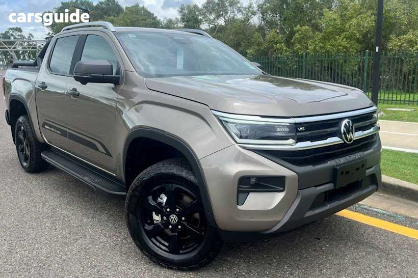 Beige 2024 Volkswagen Amarok Dual Cab Utility Panamericana TDI600 4Motion