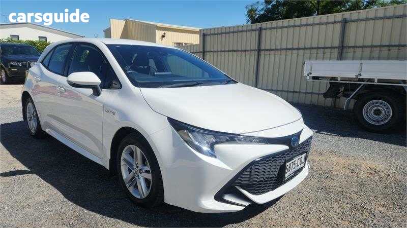 White 2022 Toyota Corolla Hatchback Ascent Sport Hybrid