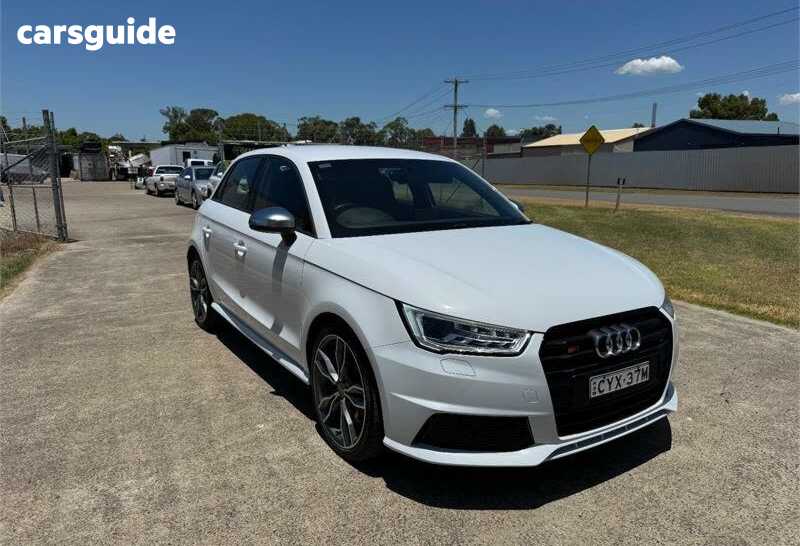 White 2014 Audi S1 Hatchback Sportback 2.0 Tfsi Quattro