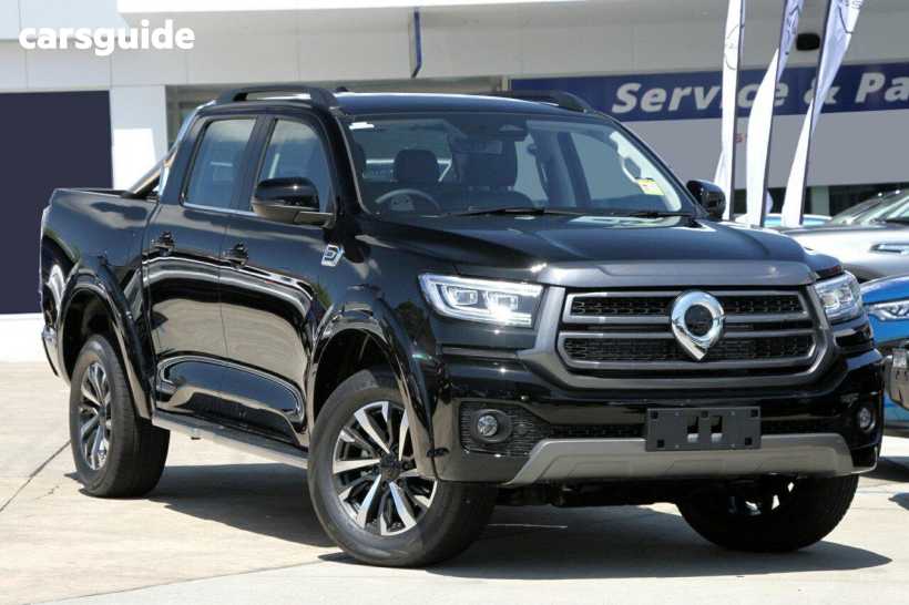 Black 2025 GWM Cannon Dual Cab Utility LUX (4X4)