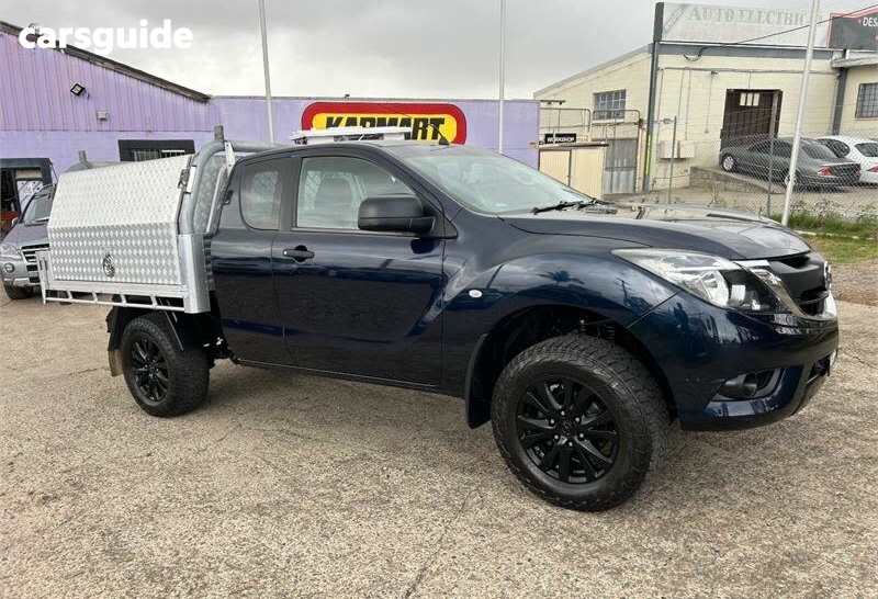 Blue 2015 Mazda BT-50 Freestyle Cab Chassis XT (4X2)