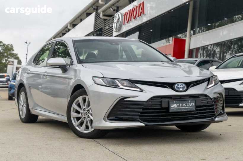 Silver 2023 Toyota Camry Sedan Ascent Hybrid