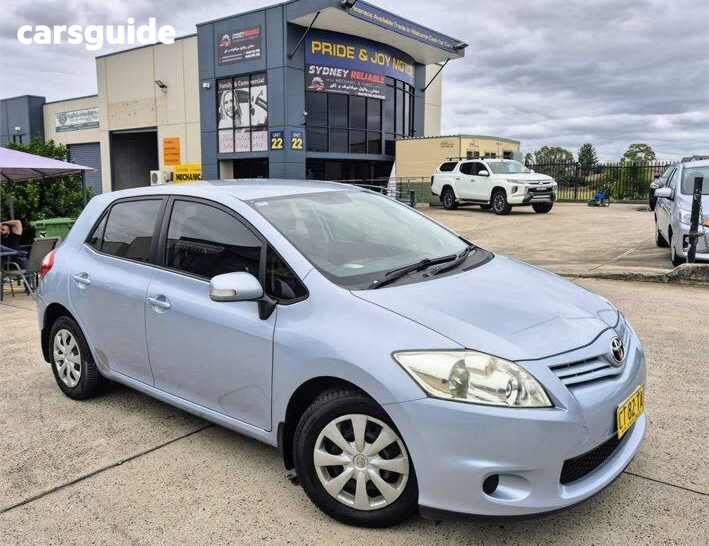 Blue 2011 Toyota Corolla Hatchback Ascent