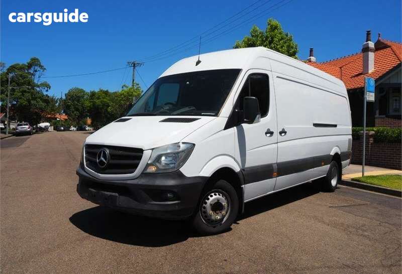 White 2017 Mercedes-Benz Sprinter Van 516CDI LWB Hi Roof