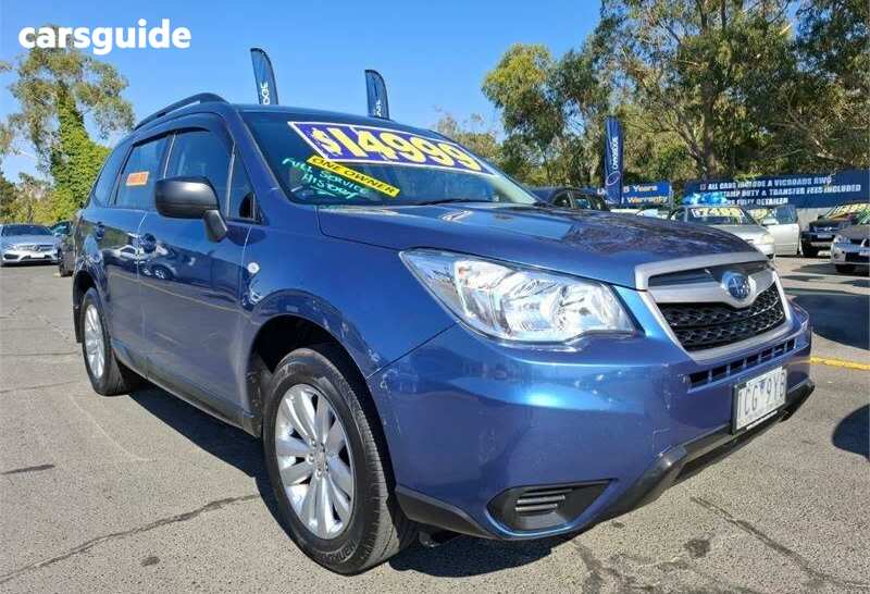 Blue 2014 Subaru Forester Wagon 2.5I