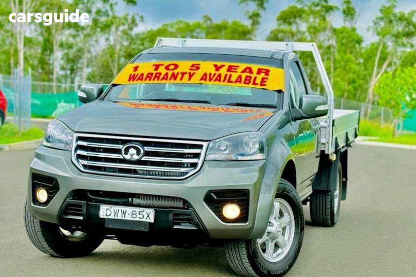 Grey 2018 Great Wall Steed Cab Chassis (4X4)