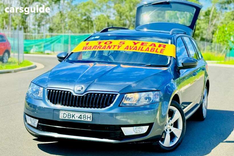 Grey 2015 Skoda Octavia Wagon 110 TSI Ambition