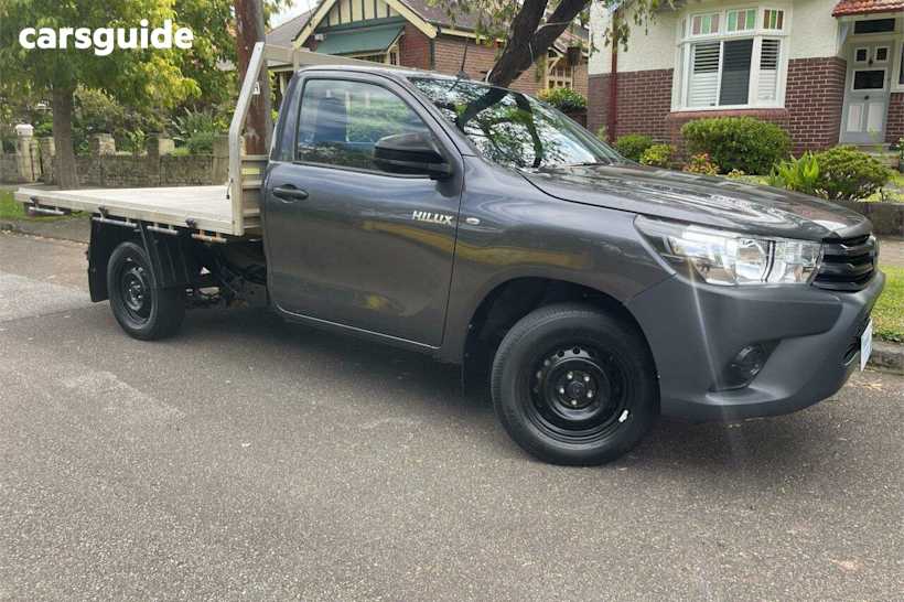 Grey 2020 Toyota Hilux Cab Chassis Workmate