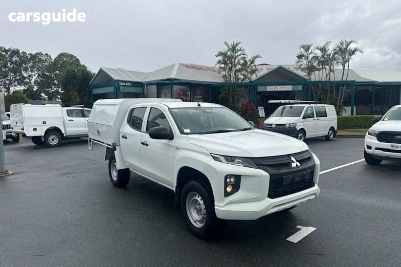 White 2020 Mitsubishi Triton Double Cab Pick Up GLX Adas (4X2)