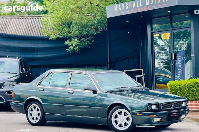 Green 1993 Maserati 430 Sedan -