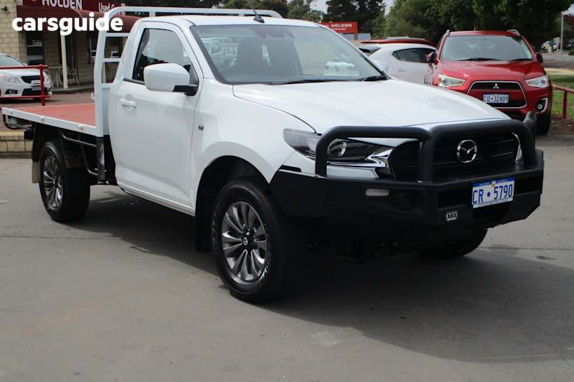White 2023 Mazda BT-50 Cab Chassis XT (4X4)