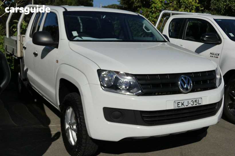 White 2017 Volkswagen Amarok Dual Cab Chassis TDI420 Core Edition (4X4)