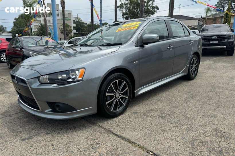 Grey 2015 Mitsubishi Lancer Sedan ES Sport