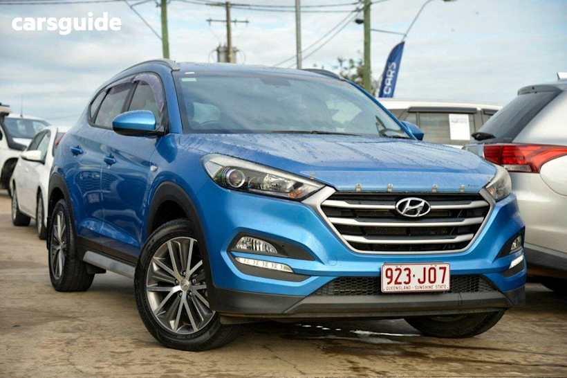 Blue 2017 Hyundai Tucson Wagon Active X 2WD