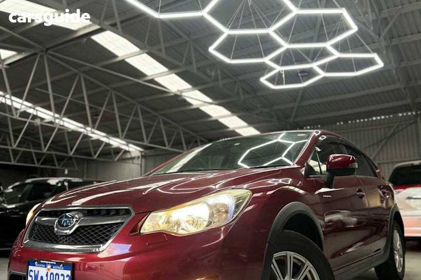 Red 2013 Subaru XV Wagon Hybrid