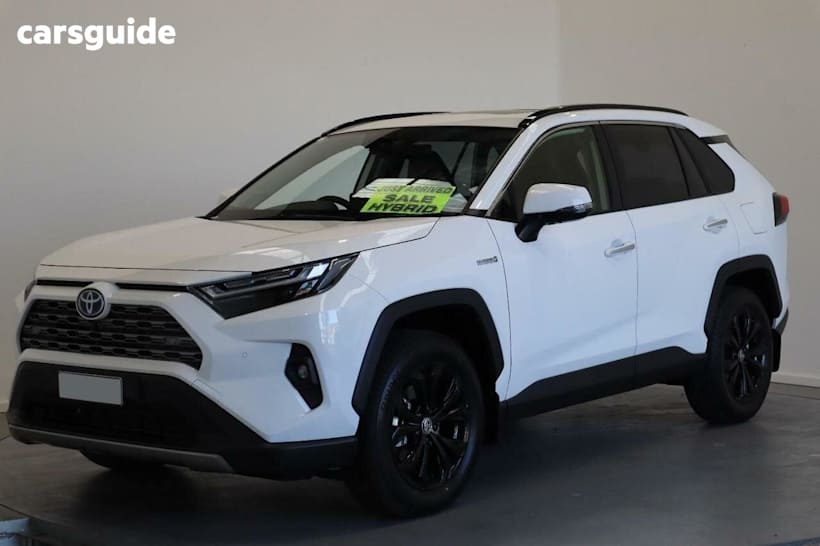 White 2021 Toyota RAV4 Wagon Cruiser (2WD) Hybrid