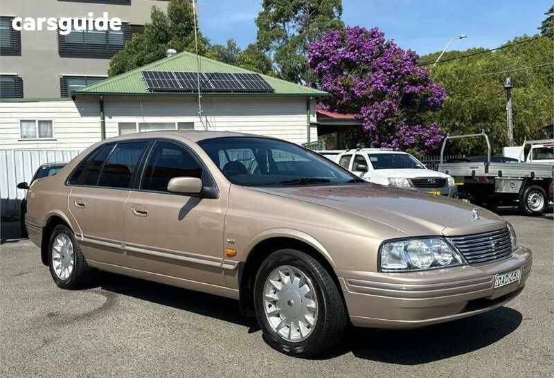Gold 1999 Ford Fairlane Sedan Ghia