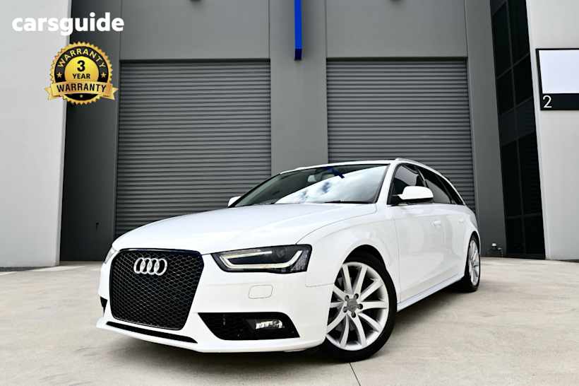 White 2014 Audi A4 Wagon 2.0 Tfsi Avant Quattro