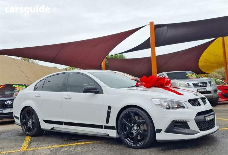 White 2016 HSV Clubsport Sedan R8 SV Black LS3
