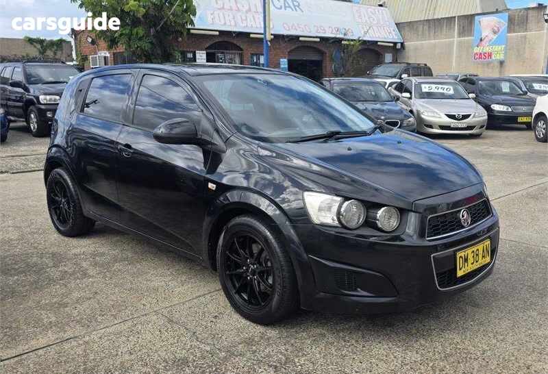 Black 2013 Holden Barina Hatchback CD