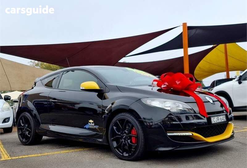 Black 2012 Renault Megane Coupe RS RED Bull