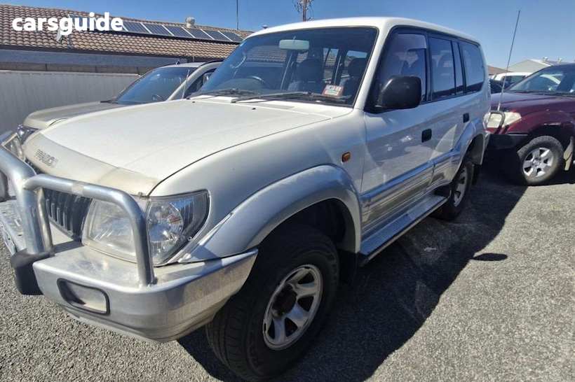 White 2000 Toyota Landcruiser Prado Wagon GXL (4X4)