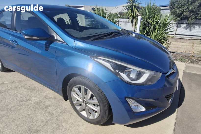 Blue 2014 Hyundai Elantra Sedan Elite