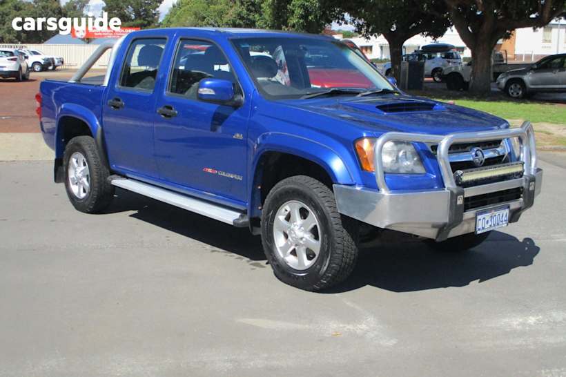 Blue 2012 Holden Colorado Crew Cab Pickup LX (4X4)