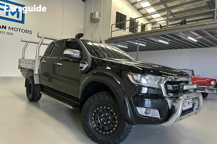 Black 2017 Ford Ranger Ute Tray XLT
