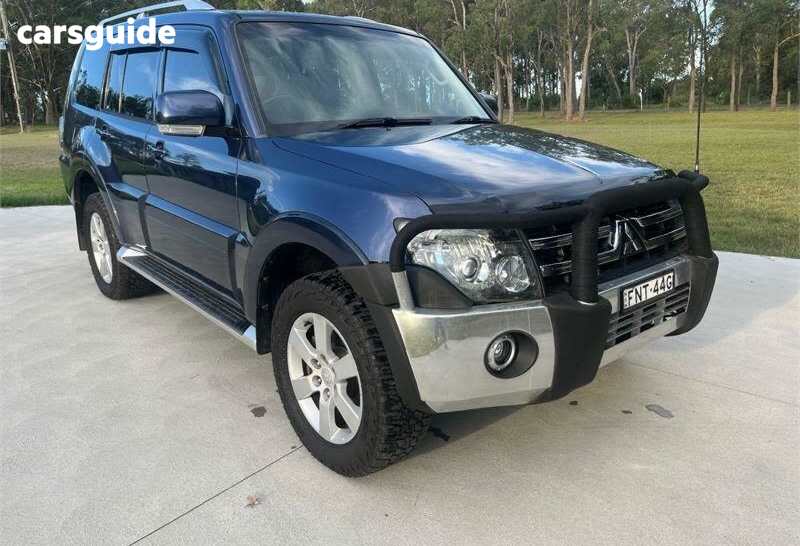Blue 2007 Mitsubishi Pajero Wagon VR-X LWB (4X4)