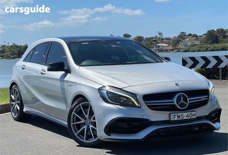 Silver 2017 Mercedes-Benz A45 Hatchback 4Matic (fuel Efficient)