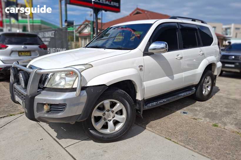 White 2007 Toyota Landcruiser Prado Wagon GXL (4X4)